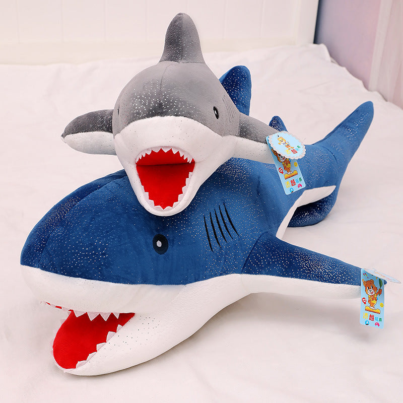 Shark pillow plush