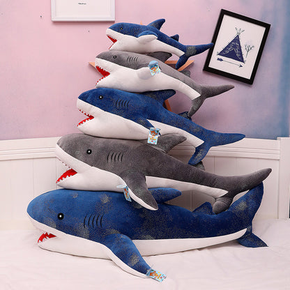 Shark pillow plush