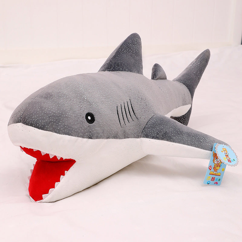 Shark pillow plush