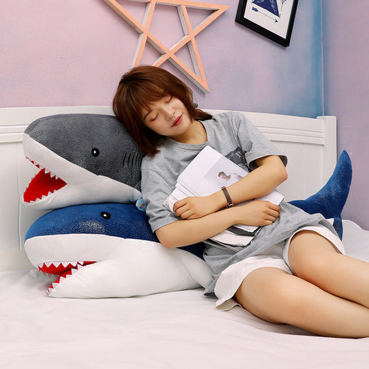 Shark pillow plush